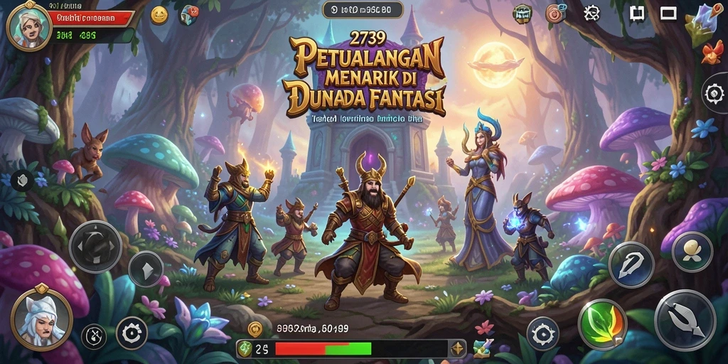 Screenshot gameplay 2739 menampilkan petualangan seru di dunia fantasi.