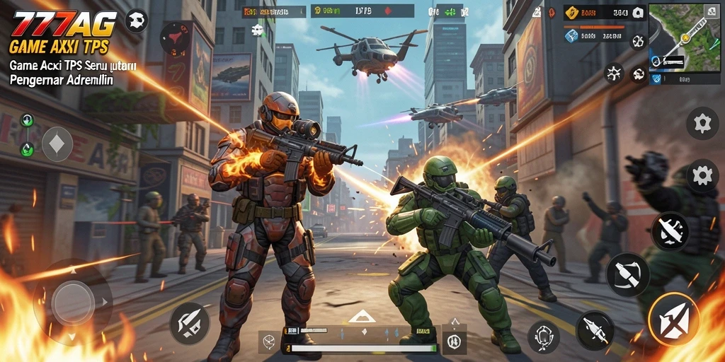Gameplay menegangkan di 777AG dengan aksi TPS yang intens.