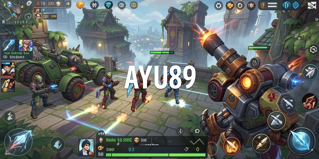 Tampilan gameplay menegangkan dan mendebarkan dari AYU89.
