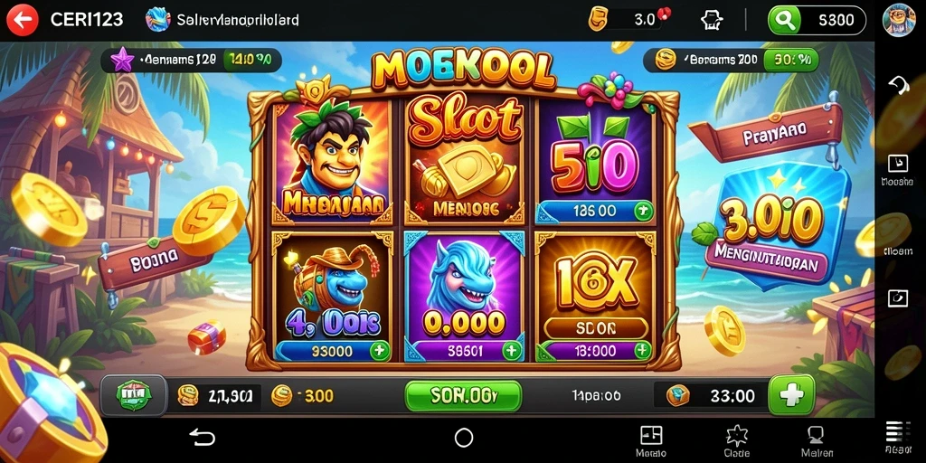 Screenshot gameplay <strong>CERI123</strong> yang menampilkan momen seru saat bermain Slot.