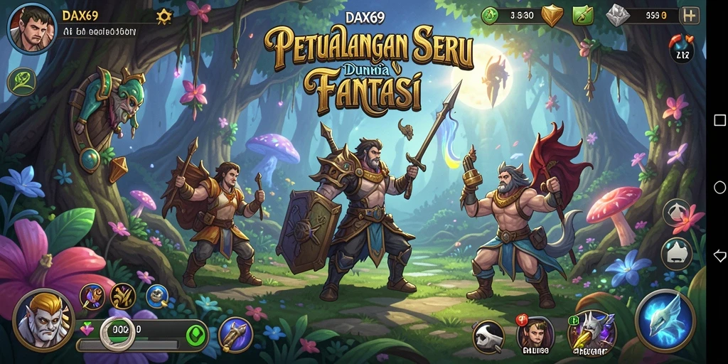 Screenshot DAX69 menampilkan gameplay seru di dunia petualangan
