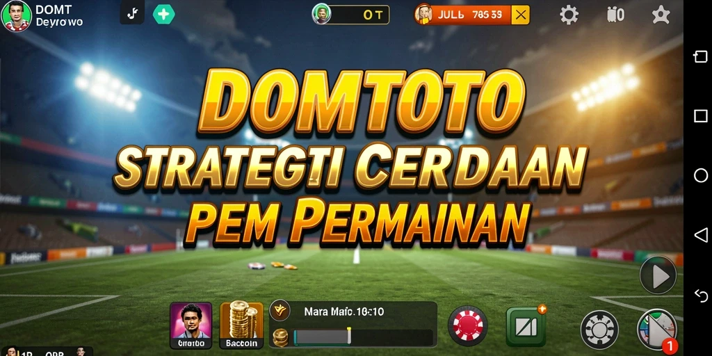 Tampilan gameplay <strong>DOMTOTO</strong> yang menarik dan menantang.