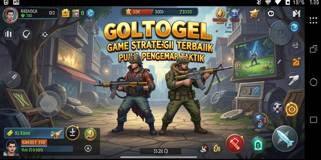 Tangkapan layar gameplay GOLTOGEL menampilkan strategi mendalam dan interaksi pemain.