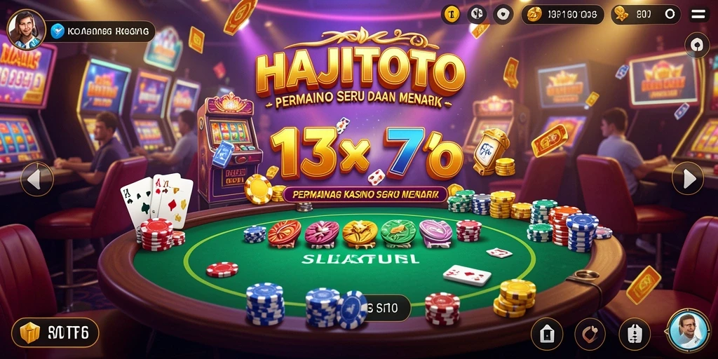 Gameplay seru di HAJITOTO dengan berbagai permainan Kasino.