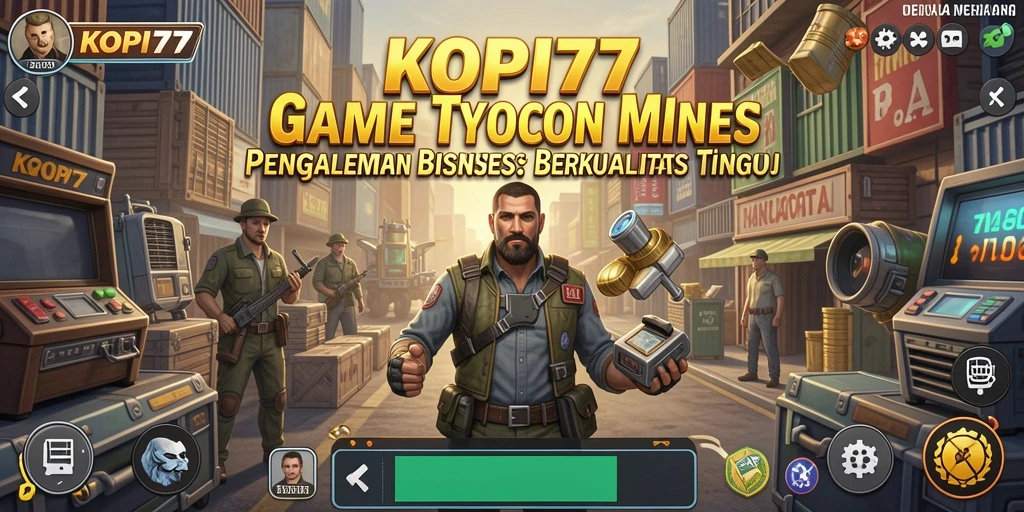 Tampilan gameplay KOPI77 yang menarik dengan berbagai pilihan kedai.