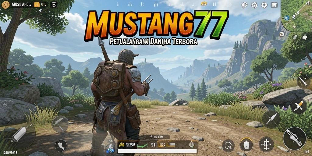 Gameplay <strong>MUSTANG77</strong> yang menakjubkan dalam dunia terbuka.