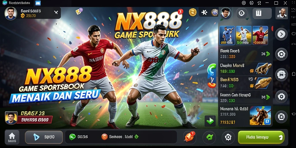 Gambaran permainan Sportsbook di aplikasi NX888 yang menarik.