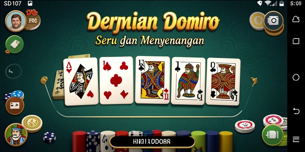Gameplay seru domino di SD107 dengan desain yang menarik.