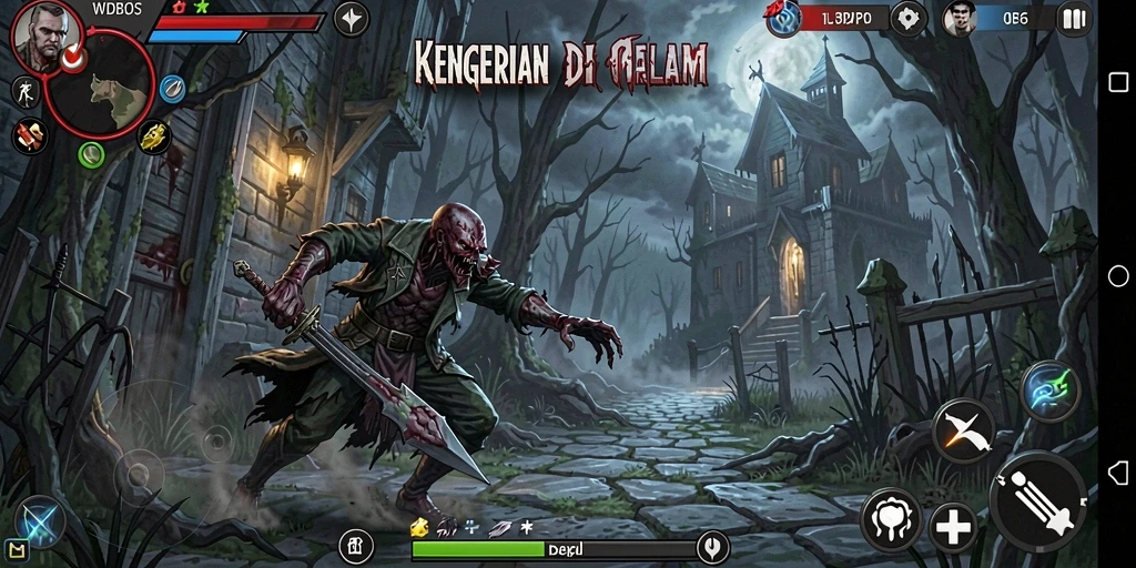 Screenshot gameplay <strong>WDBOS</strong> menampilkan suasana kengerian mendalam.